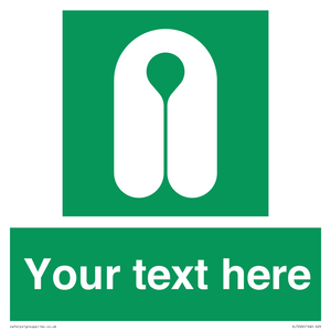 Custom sign safe condition Lifejacket